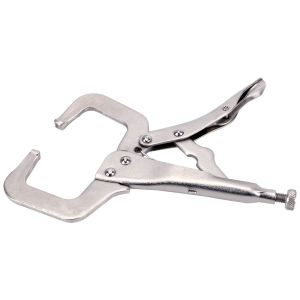 C Clamp Weld Clip Woodwork Alloy Steel Pad Wood Work Grip Vise Lock Jaw Swivel Pincer Tong Tenon Locator Hand Tool Fix Plier