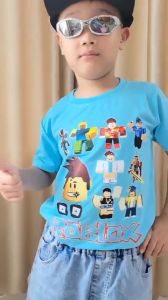 Áo thun Roblox Hoạt Hình Game Dễ Thương cho bé từ 12kg đến 45kg