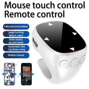 Remote Control for Short Video Touch Screen Page Turner for IOS Phone Bluetooth Camera Video Recording Remote Scrolling Rings