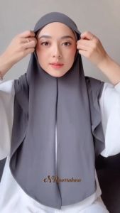 Hijab Segitiga Instan Pad Antem Jersey Premium