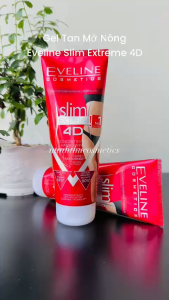 Gel Tan Mỡ Eveline Slim Extreme 4D - Hỗ Trợ Giảm Mỡ Săn Chắc Da Tuýp 250ml