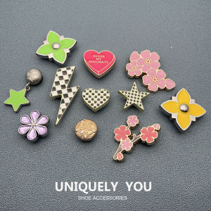 DIY Texture Metal Shoe Ornament: Enhance Your Crocs Accessories