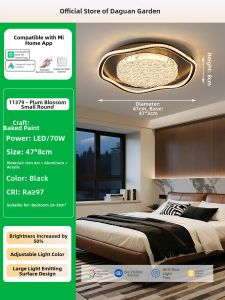 DGY | Italian Luxury Crystal Cracked Pattern Ceiling Light