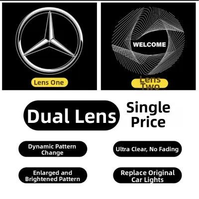 Car Door Projection Lighting for Mercedes Decor
