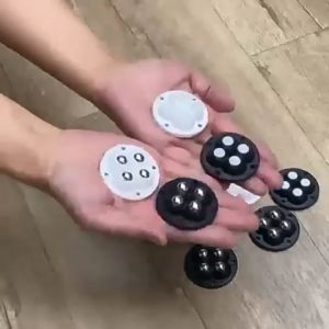 Combo bộ 4 bánh xe mini 4 gắn đồ nội thất thùng rác giúp dễ dàng di chuyển