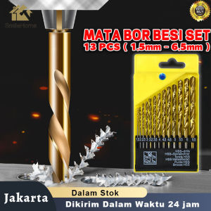 MURAH! Mata Bor Besi Set 13 Pcs - Mata Bor Power Drill 1.5mm-6.5mm