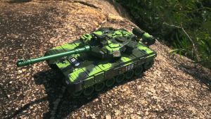 33cm RC Tank 2.4Ghz 7-Channel Remote Control Tank Model Toys Military Battle Army Tank with Light and Sound RC Vehicle