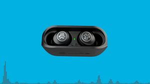 Tai nghe Bluetooth Jlab Go Air màu xanh rêu thời gian nghe 20H có sạc nhanh EQ3 Sound kháng nước kháng bụi IP44 tích hợp dây sạc