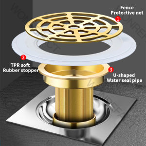 Universal Kitchen Sewer Sealing Ring Pipe Deodorant Sealing Plug Washing Machine Drain Pipe Floor Drain Seal