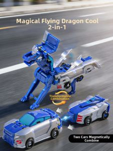 QIMINGXING | Magnetic Transformable Two-in-One Car King Toy