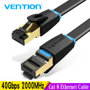 Vention | Vention Cat 8 Ethernet Cable Network Cable High Speed 40Gbps SFTP Wire Internet Patch Cable with RJ45 Connector for Router Modem