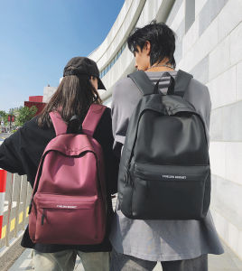 OTOHE Men Backpack Business Backpack 15.6inch Laptop Backpacks Casual Travel School Bag Solid Color Backpack Lightweight Zipper Backpack Waterproof Large Capacity Bag for Men Male