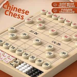 baomafanxi | Chinese Chess Kit for Kids Wood Large Size