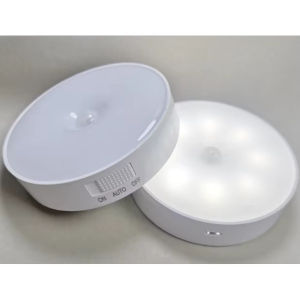 2pcs LED Smart Human Body Sensor Night Lamp Emergency Automatic Lighting USB Charging Wireless Magentic Suction Use Night Light