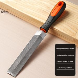 NiuXiang | Bộ Dụng Cụ Dũa Tay Cầm Thiết Kế Công Thái Học Dạng Dũa Phẳng Dùng Để Mài Lưỡi Cưa Làm Sạch Cạnh Kim Loại Dụng Cụ Bào Gỗ Với Răng Thép Mịn Cắt Đôi Dành Cho Việc Sửa Chữa Tại Xưởng DIY.