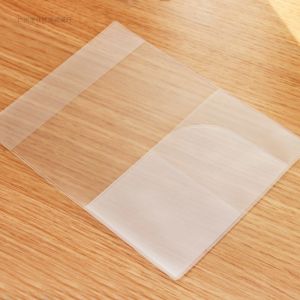 Multifunctional Waterproof Matte Transparent Passport Case Travel Document Holder PVC Pure Color Fashionable Spring Item