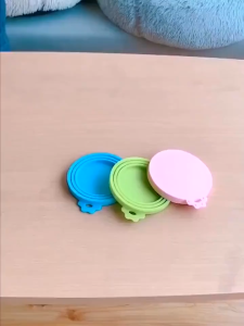 Reusable Silicone Pet Food Can Cover - Airtight Seal for Cat/Dog Food Cans (3 Sizes)