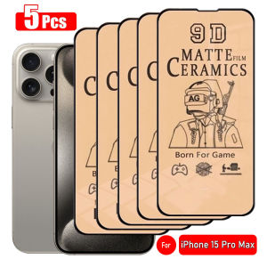 5PCS Matte Ceramic Film for iPhone 17 16 15 14 13 12 11 Pro Max Screen Protector for iPhone 15 14 8 7 6 Plus 13 12 Mini X XS Max