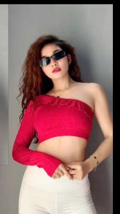 Bộ Đồ Tập Thể Thao Nữ Áo Lệch Vai Tay Dài Quần Dài Ống Loe Tập Gym Tập Yoga Thun Lạnh 4 chiều Cao Cấp