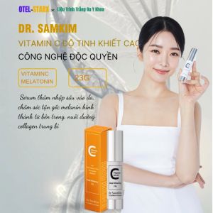 Huyết Thanh Vitamin C Nồng Độ Cao 15% Dr. Samkim 23g Dưỡng Sáng Giảm Thâm Nám Chống Oxy Hóa OtelStaX ODrK-C23 Pure Vitamin C 15% Chuẩn Auth