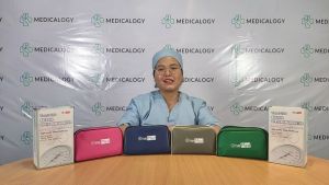 Tensimeter Aneroid 200 Manual Jarum + Stetoskop Warna Biru Navy Onemed