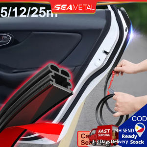 🇵🇭 SEAMETAL Car Door Seal Strip Rubber Side Sealing Weatherstrip Waterproof Noise Insulation Sealant Bumper Edge Protector