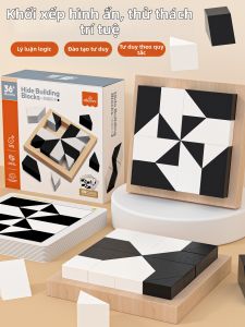 MWZ | Đồ Chơi Đào Tạo Tư Duy 3D Bằng Khối Xây Dựng Trí Tuệ Giấu