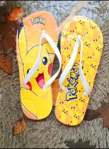 [SANDAL JEPIT V2] Pokemon Yellow (POKE) JEPITNATION Sendal Jepit Cowo Pria Wanita Perempuan Dewasa Anak Balita Sandal Santai Sendal Spons Bukan Karet flip flop Antislip dijamin v2
