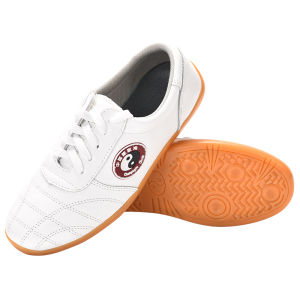 Chen Jiagou Shoes Spring Summer and Autumn New Genuine Leather Nappa Leather Tai Chi Shoes Practice Morning Exercise Shoes Mens and Womens Tendon Bottom