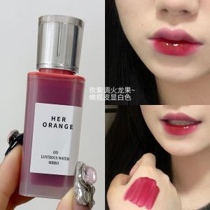 Herorange Juicy Moisturizing Lip Glaze Mirror Shine Lipstick Affordable Hydrating Plump Peach Color Natural Looking Lip Gloss