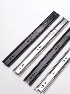 XTEN Hydraulic Drawer Guide Heavy Duty Drawer Guide Soft Close Drawer Slide Bearing 3 Folds Full Extension Drawer Guide