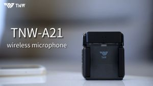 TNW A21 Dual Wireless Lavalier Microphone with Noise Cancellation Charging Case Mic for iPhone Android Smartphones Live Stream - Lazada