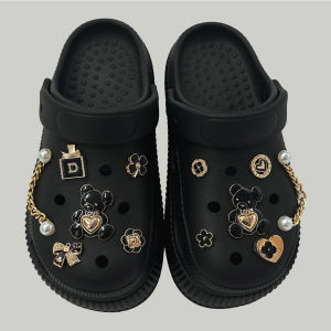Crocs Jibbitz Charms Shoe Decoration 3D Astronaut Love Teddy Bear Pearl Shoe Chain Detachable Shoe Buckle for Crocs