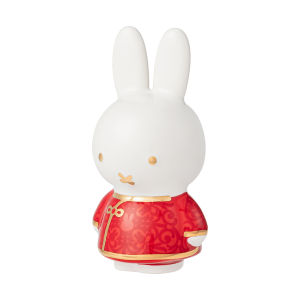 Miffy | Miffy Figurine Jingdezhen Ceramic Figurine Beijing City 10 cm (3.94 in) - Rabbit Shelf Decor and Collectible Gift
