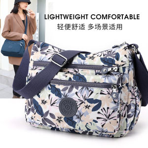 New 2024 Womens Large Capacity Canvas Shoulder Bag Waterproof Oxford Cloth Crossbody Bag Fashionable Leisure Tote Bag