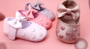 Newborn Baby Girls Shoes First Walkers Soft Bottom Anti Slip Princess Kids Shoes