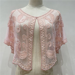 Womens 1920s Shawl Beaded Sequin Deco Evening Cape Bolero Flapper Cover Up European And American Wedding Dress Shawl On Stage