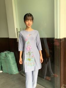Đồ bộ  nữ  đi chùa  cắt tân chuồn vải thun size 40-80kg