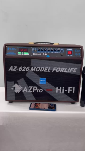 Loa Vali Bluetooth chính hãng ZaproAZ-616/626 Bass 16203 đường tiếngKèm 2 mic không dây