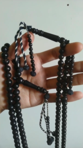 Tasbih Kayu Abanus Hitam 8mm/10mm original Mesir (Abanus Wood Beads)