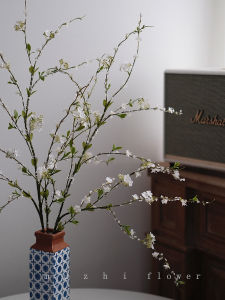 Luxurious Artificial Snow Willow Flowers Living Room Decorative Bouquet Silk Flower Arrangement Home Decoration Accessories