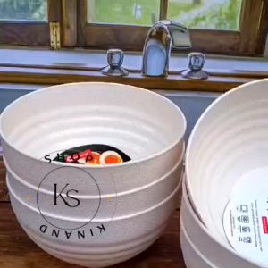 mangkuk ramen putih 6 inch terbaru isi 6 PCS  ukuran besar  terlaris