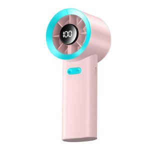 [🇲🇾Stock]🚀DANYCASE Mini Handheld Fan 100-level Speed Regulation Rechargeable Fan Desktop Fans with Base & Digital Display High Speed ​​Fan Super Turbo Silent Portable Air Cooling Fan