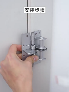 Automatic Door closer/4 inch spring hinge automatic door closing flip with positioning 90 degree/Penutup Pintu Automatik