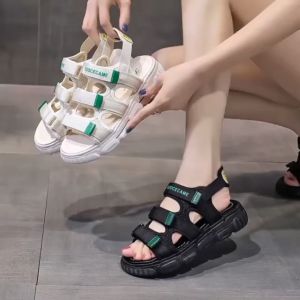 Sneakers 365 COD 6088 Sepatu Sandal Gunung Sandal Tali Import Wanita Heel Tinggi