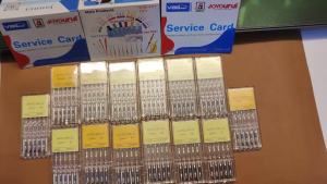 6Pcs/Box #1-6 28mm/32mm Dental Engine Use Endodontic Gates Drill Peeso Reamers Glidden Rotary Stainless Steel Endo Files Dentist
