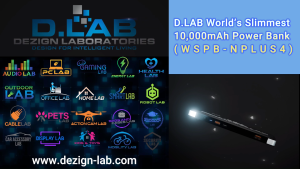 D.LAB World’s Slimmest 10000mAh Power Bank (WSPB-NPLUS4) - Support a Homegrown Singapore Brand D.LAB Dezign Laboratories