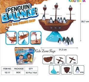 Mainan Fun Keluarga Boat Pirates / Pingiun Balance / Board Game