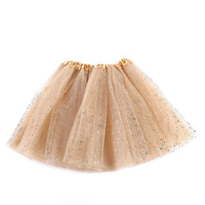 Váy Tutu Bé Gái Công Chúa Vàng Dễ Thương Trình Diễn Thời Trang Trẻ Em Chất Liệu Polyester Voan Lưới Màu Trơn Dài Đến Đầu Gối Kiểu Dáng Chữ A
