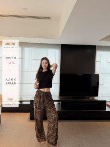 Cool Breathable Acetate Leisure Pants Women Summer